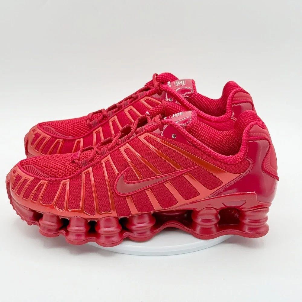Nike Shox TL Size 10 Womens Gym Red/White IB1087-600, NEW